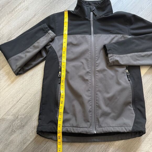 Champion Men’s Full Zip Jacket Black Gray Zipper Pockets - Picture 8 of 8